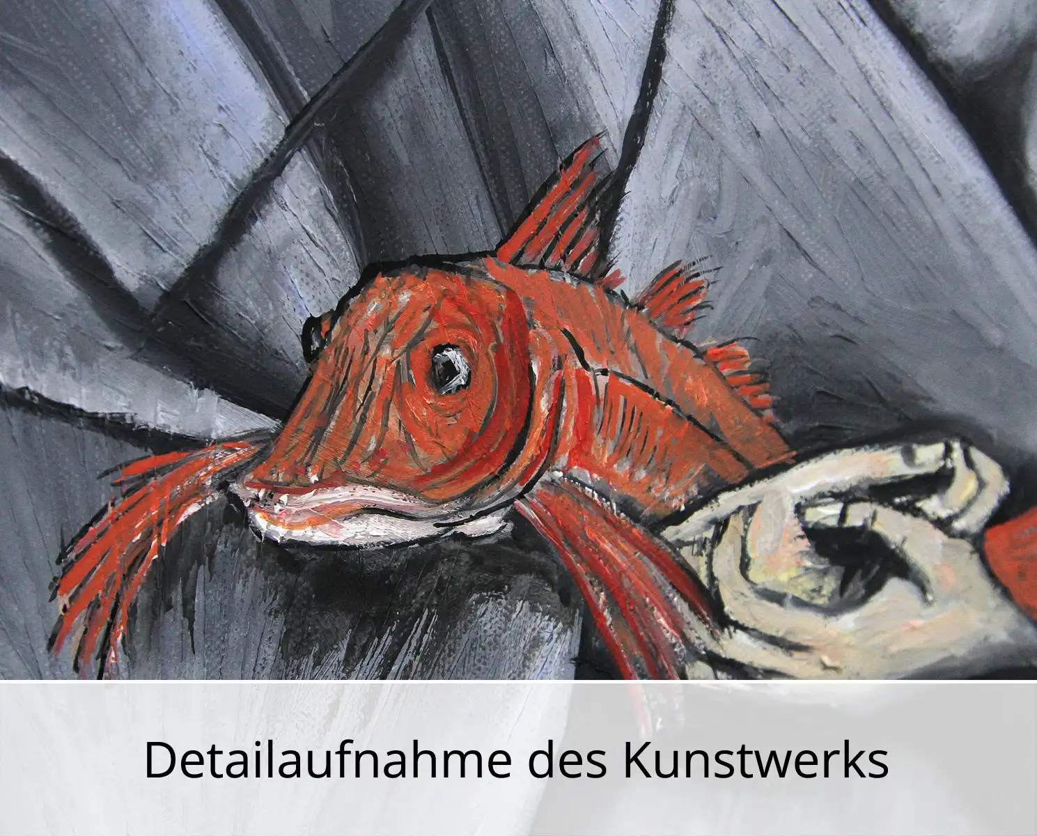 C. Blechschmidt: "Die Fischerin", Original/Unikat, zeitgenössisches Ölgemälde