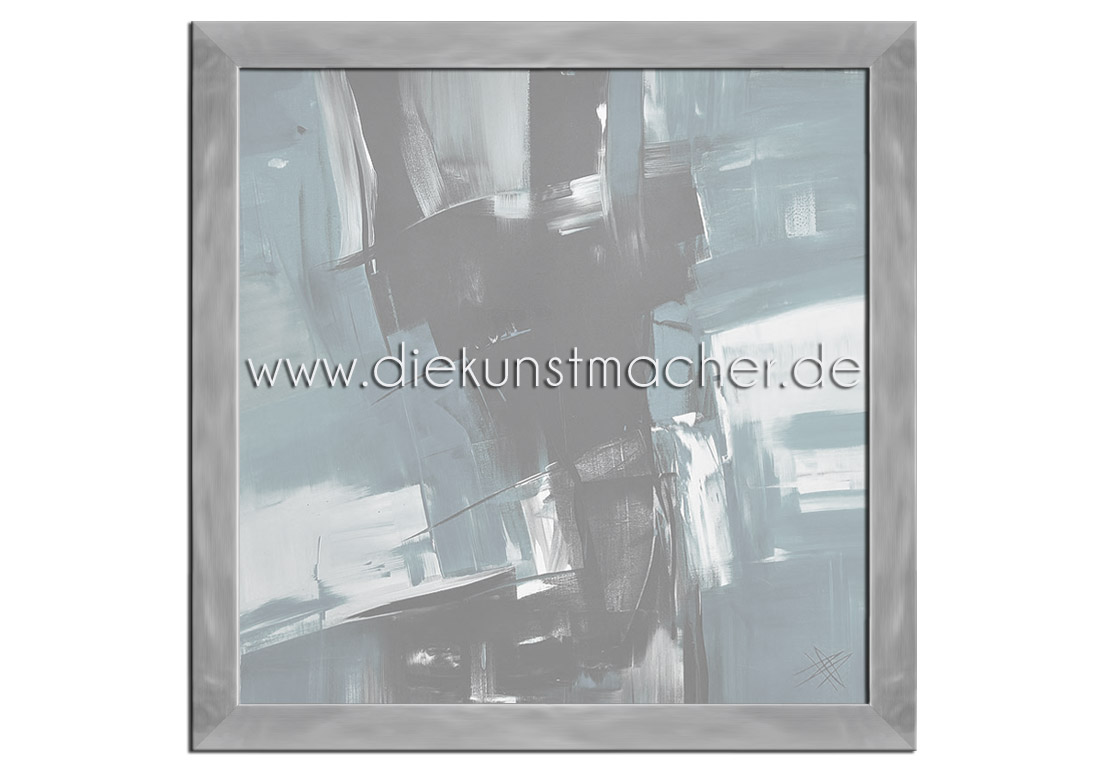 Premium Bilderrahmen, Fotorahmen silber HR-401062-sg, inkl. entspiegeltem Echtglas