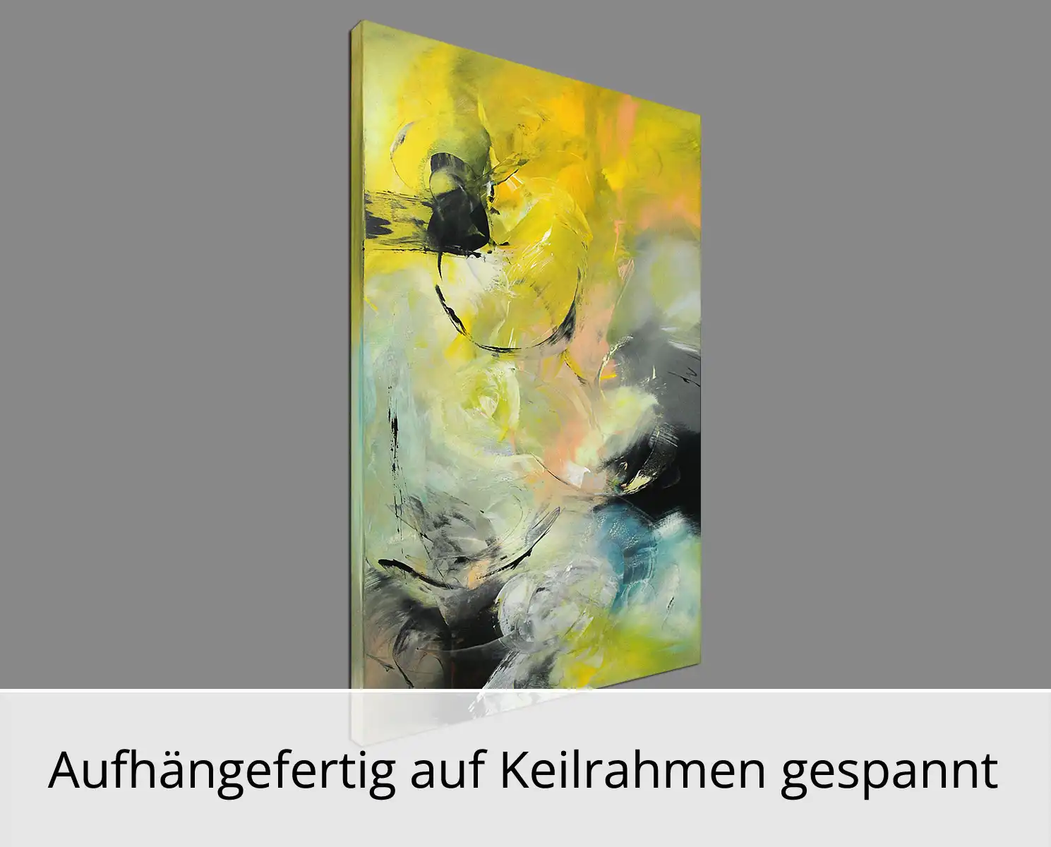 C. Middendorf: "Sonnenstrahlen II", abstraktes Originalgemälde (Unikat)