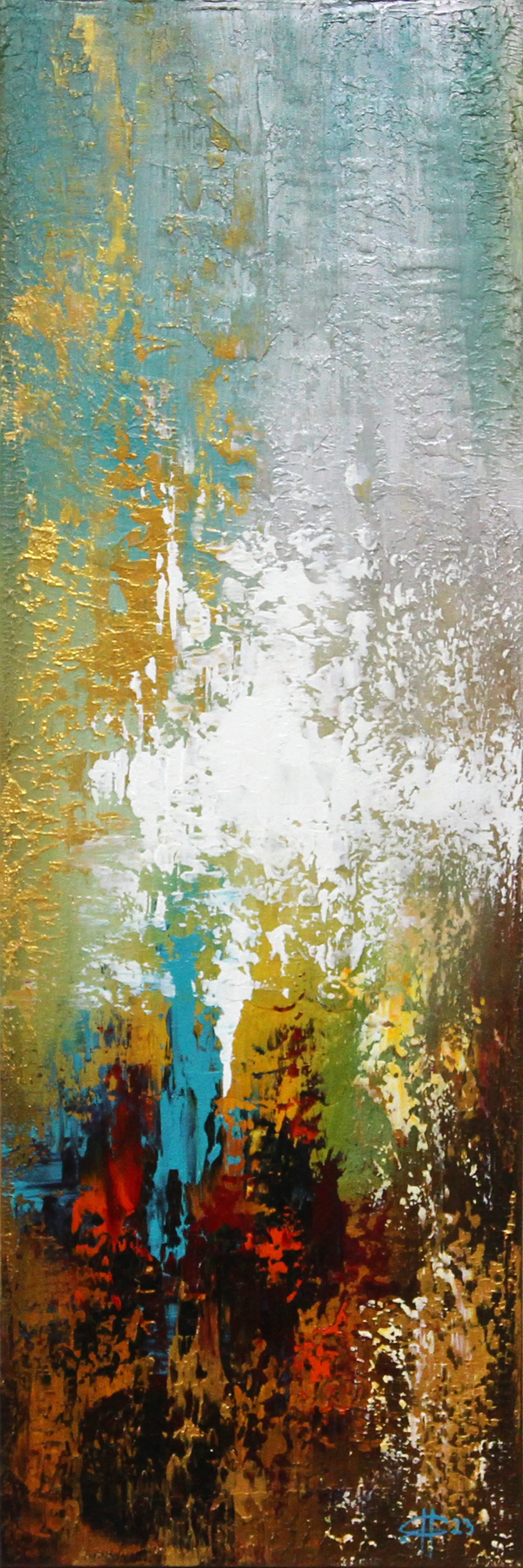 Originalgemälde: "Abstract Landscape III", G. Hung, Unikat