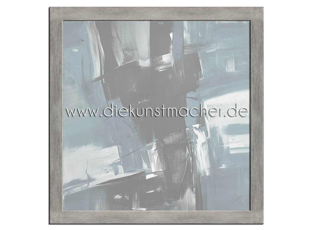 Premium Bilderrahmen Holz Silbergrau HR-400064-sg, inkl. Blendrahmbleche
