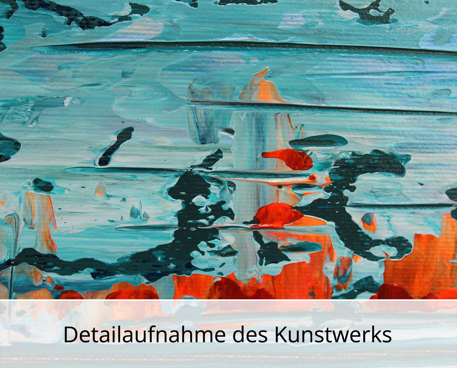 A. Freymuth: Erscheinung, Acrylmalerei abstrakt, Originalgemälde (Unikat)