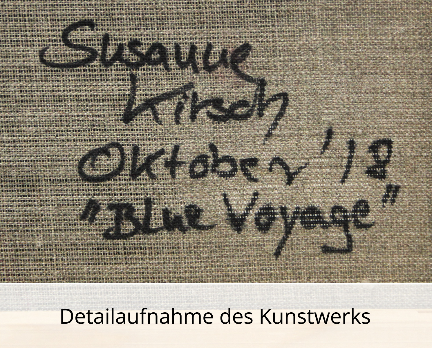 S. Kirsch: "Blue Voyage 1", Originalgemälde (Unikat) (A)