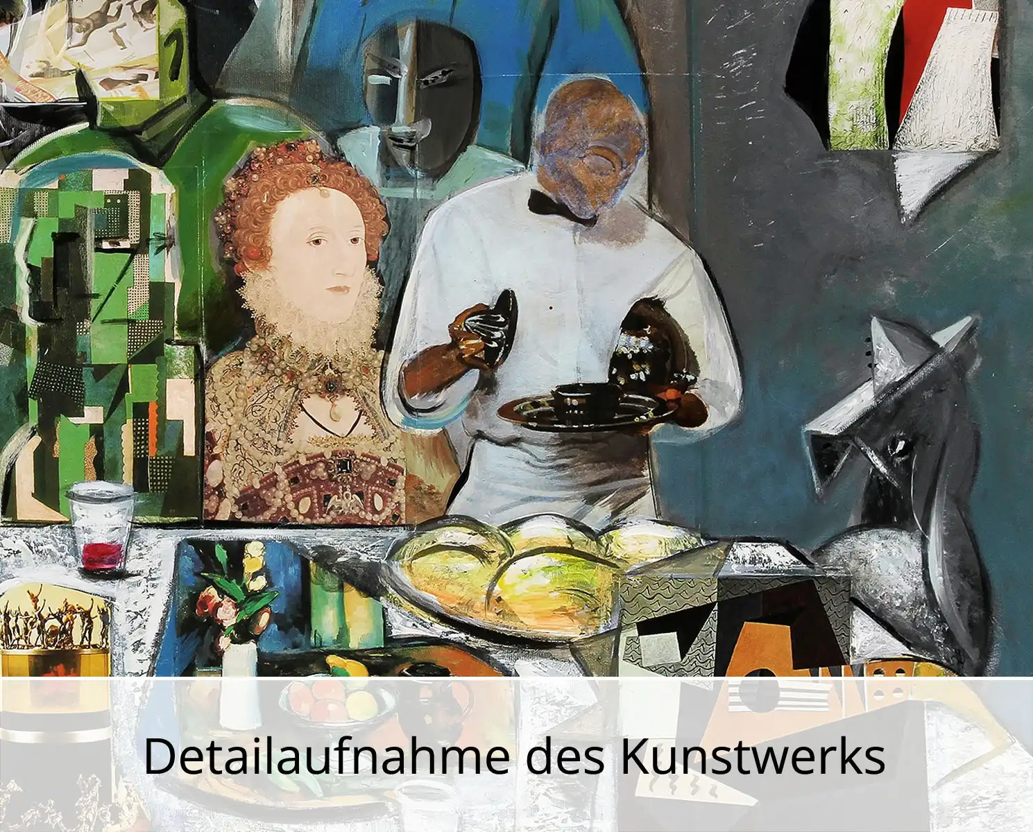 Limitierte Edition auf Papier, K. Namazi: "Das Festmahl", Fineartprint