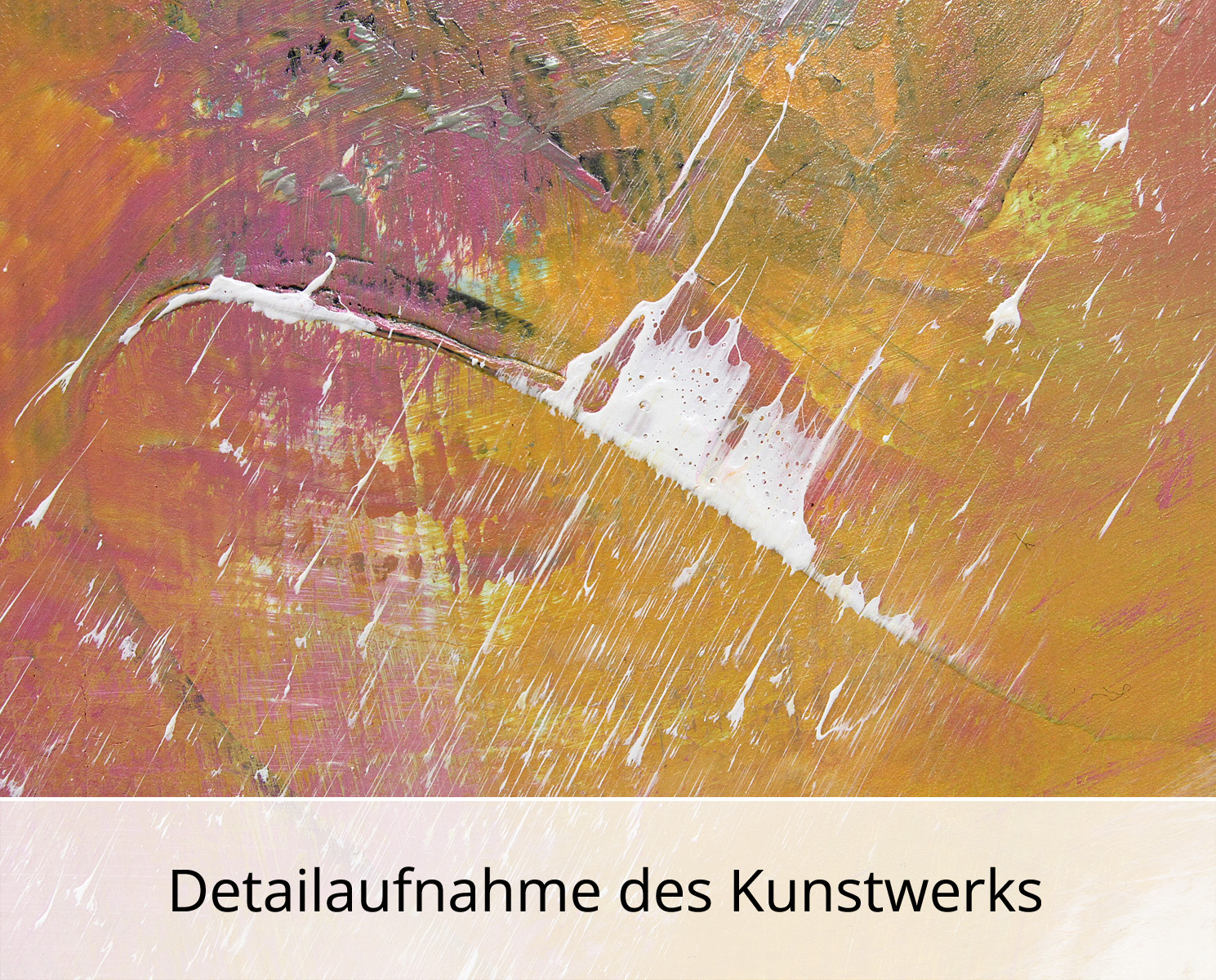 C. Middendorf: "Liebschaft I", abstraktes Originalgemälde (Unikat)