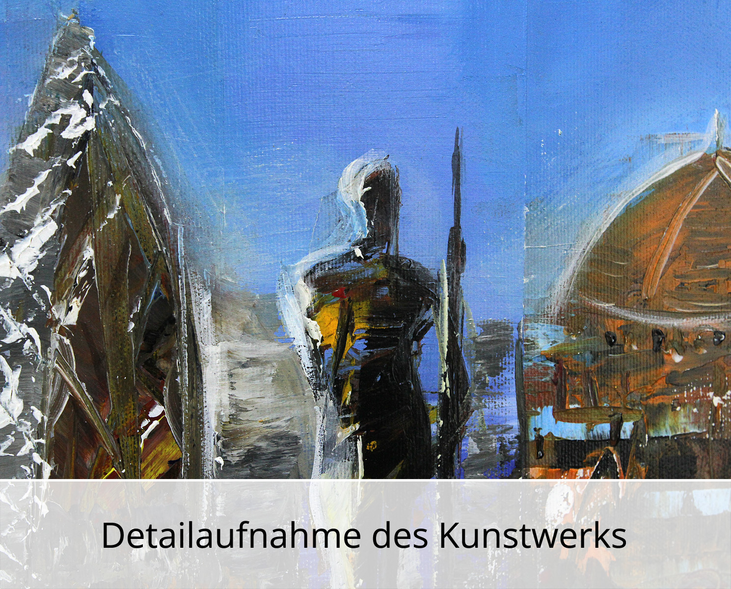 Acrylgemälde: "Kunstreise II", K. Namazi, Original/Unikat