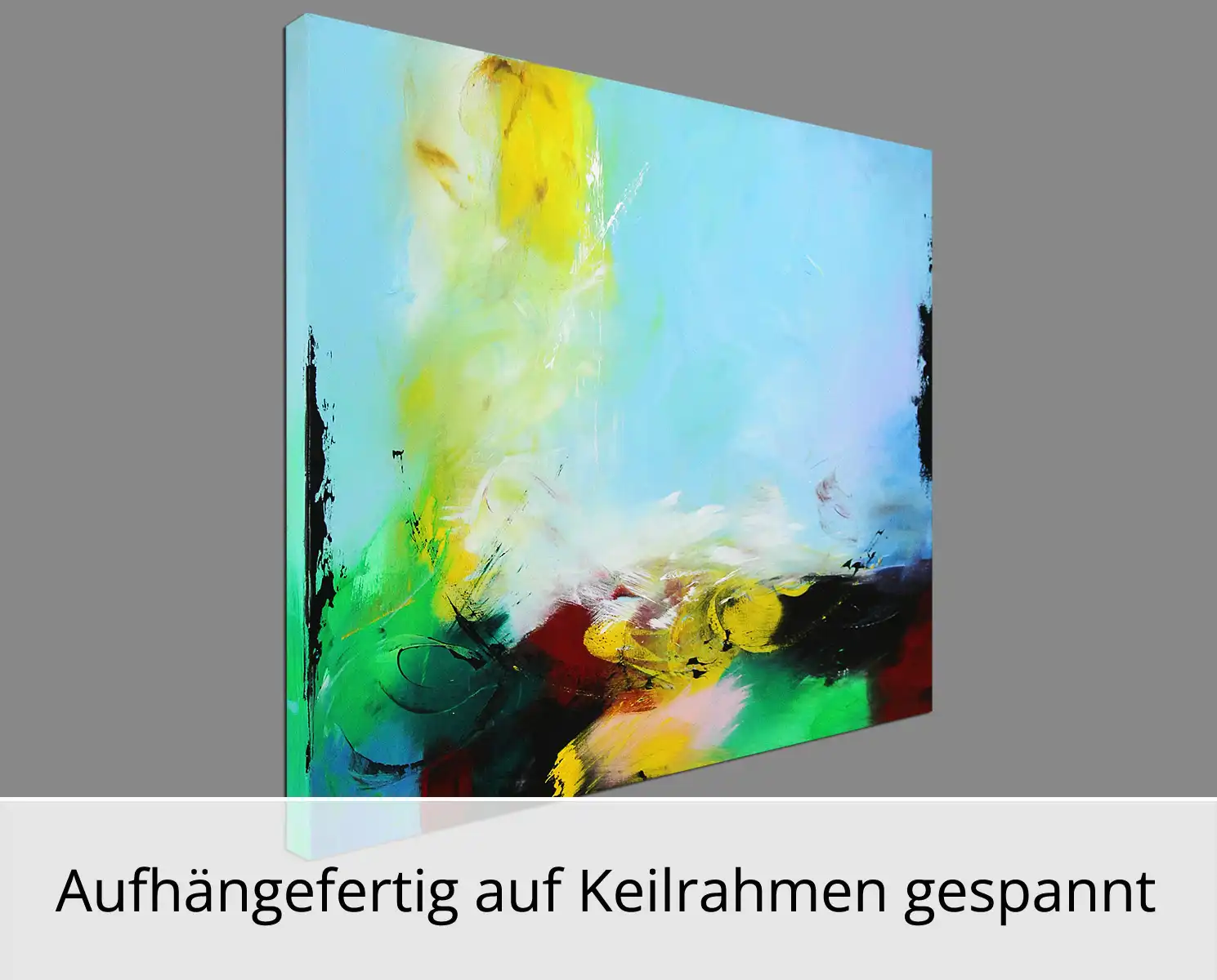 C. Middendorf: "Flächenbrand I", abstraktes Originalgemälde (Unikat)