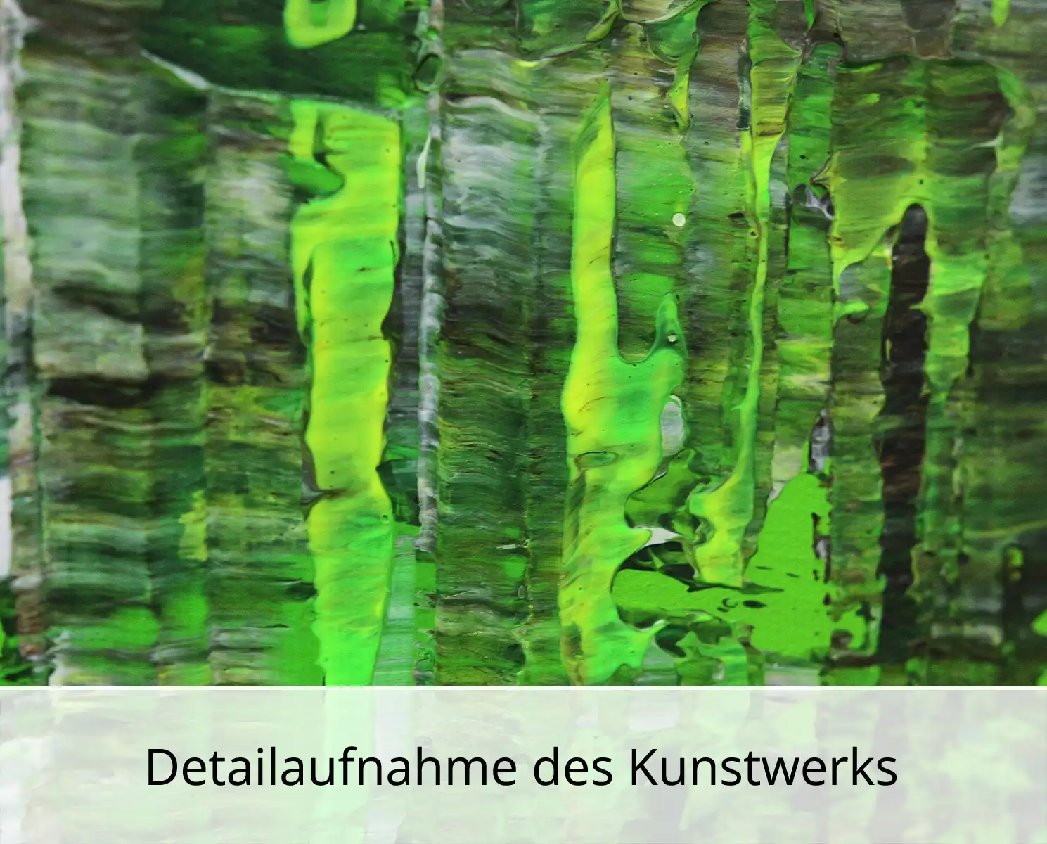 K. Sokoll: "Birkenwald 3.0", Originalgemälde (Unikat)