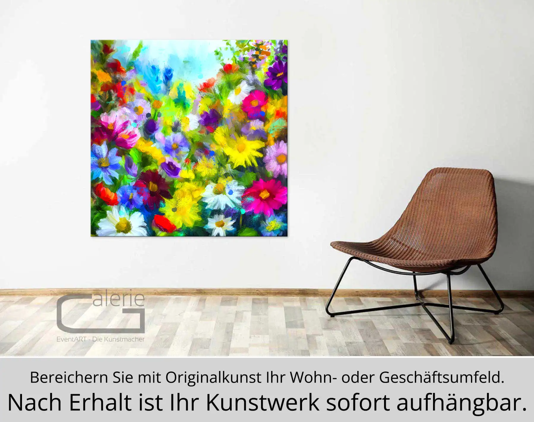 Moderne Kunst: "Die Kraft der Farben", H. Mühlbauer-Gardemin, Original/serielles Unikat