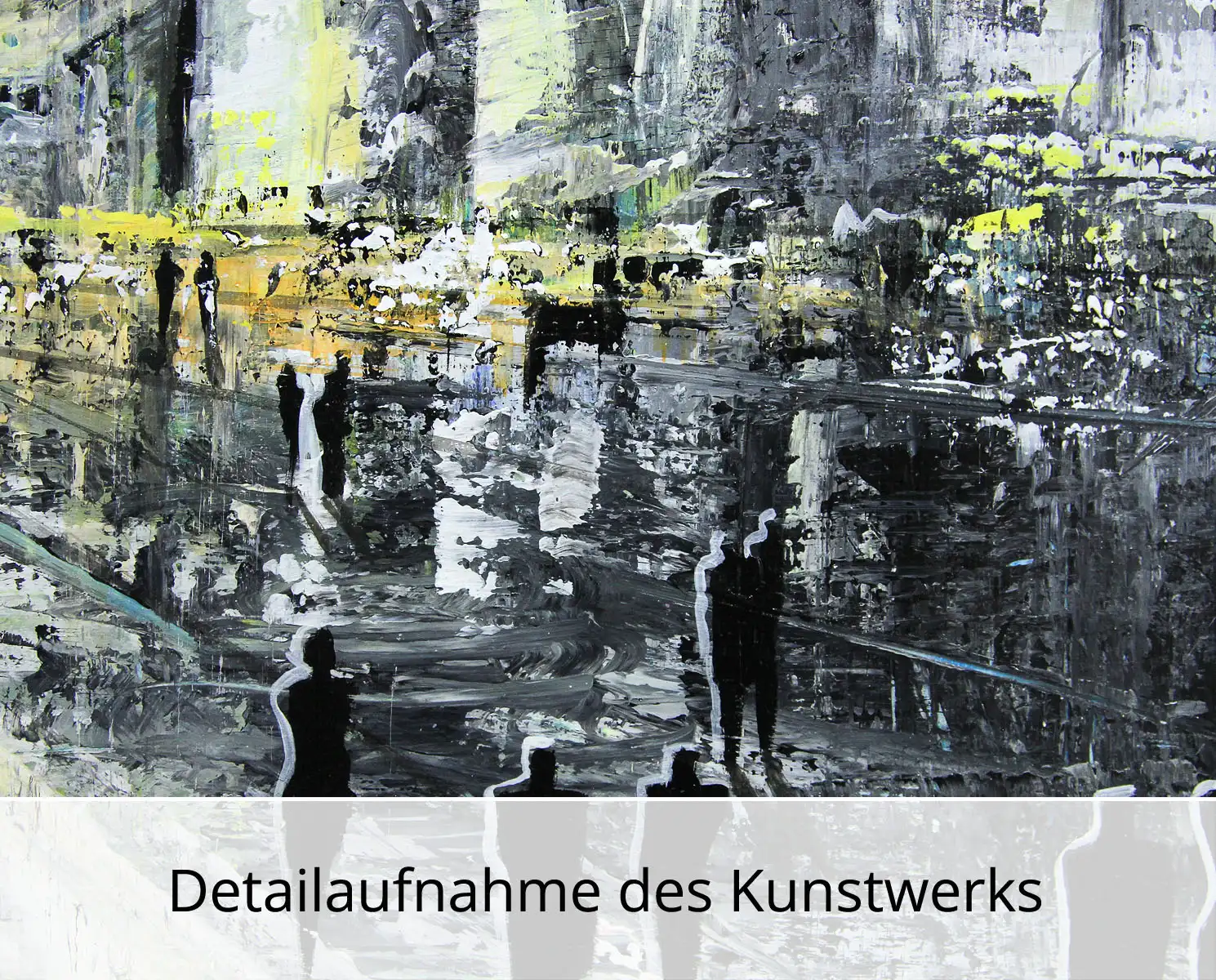 Originalgemälde: "Klarheit & Struktur vs. Eis", K. Namazi, Unikat