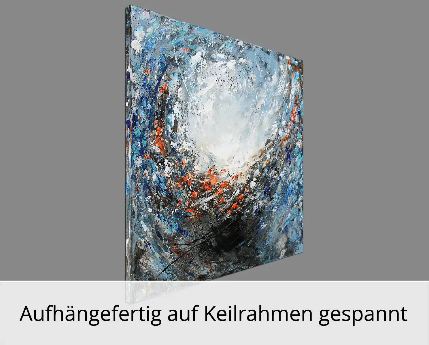 A. Freymuth: "Zum Licht", Acrylmalerei abstrakt, Originalgemälde (Unikat)