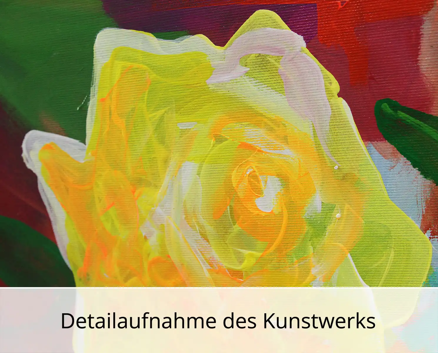 Originalgemälde: "Frühling 1", E. Bruzon, Acrylmalerei (Unikat)
