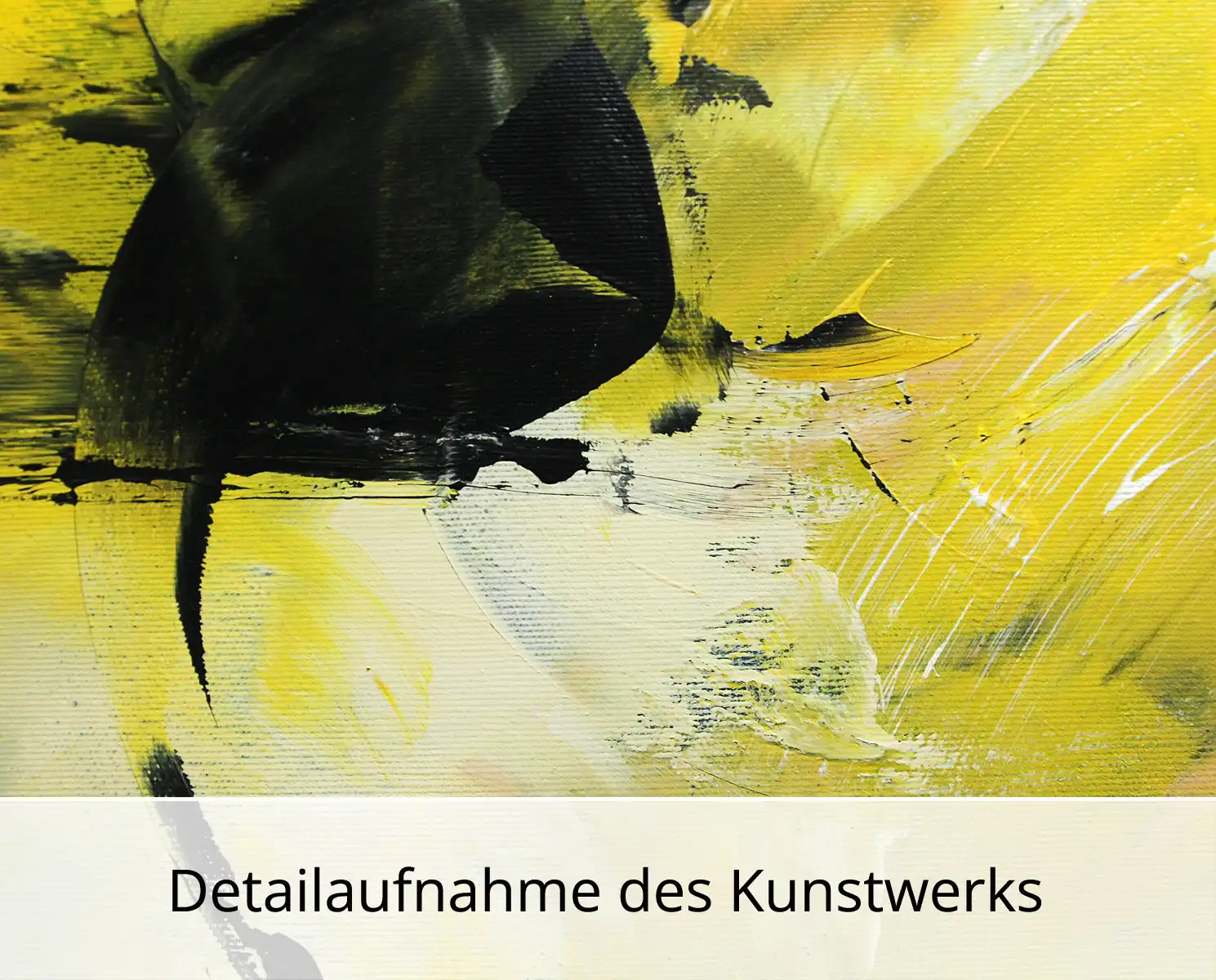 C. Middendorf: "Sonnenstrahlen II", abstraktes Originalgemälde (Unikat)