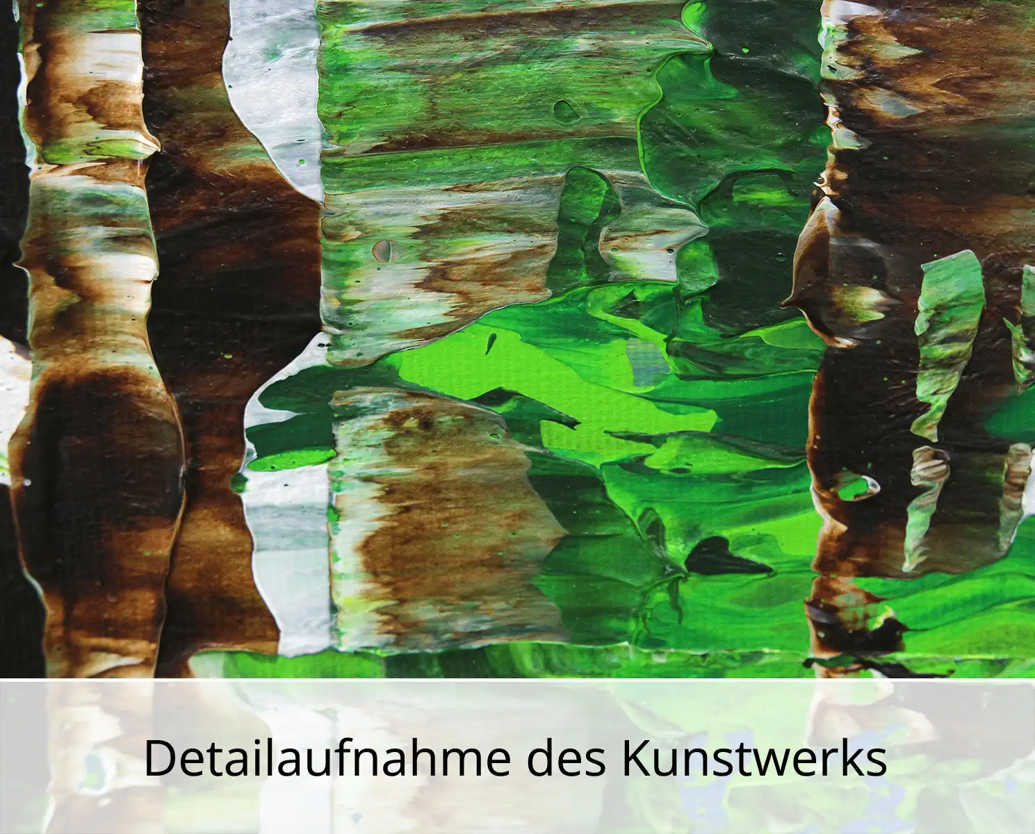 K. Sokoll: "Birkenwald 1.0", Originalgemälde (Unikat)