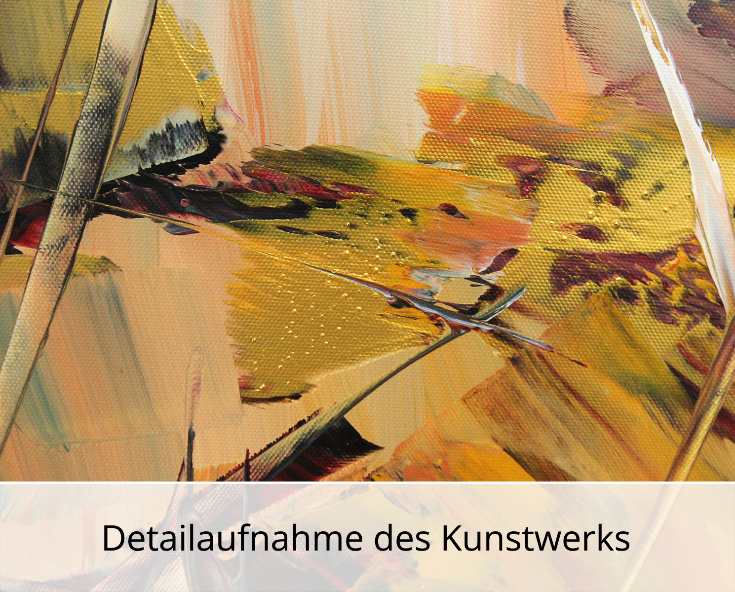 Abstrakte Originalkunst : Sprunghaft II, G. Hung, Unikat