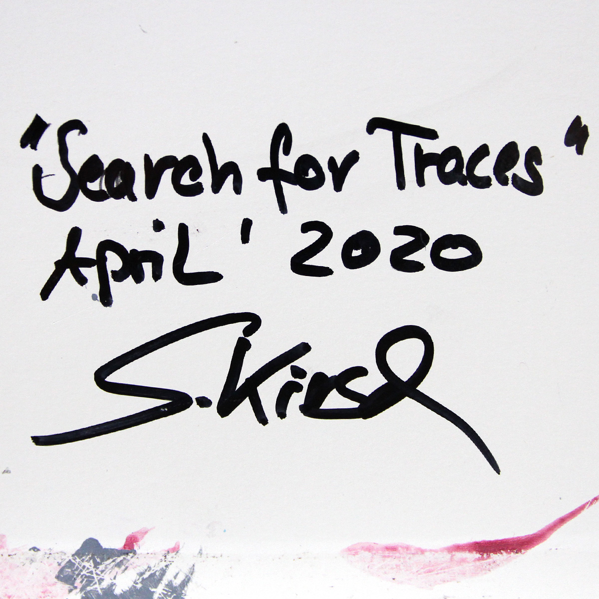 S. Kirsch: "Search for Traces", Originalkunst auf Leinwand (Unikat)(A)