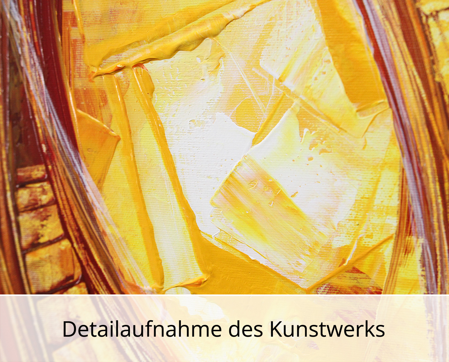 R. König: "Kristallfeuer VIII", mehrteilige Acrylbilder, Originalgemälde (Unikat)