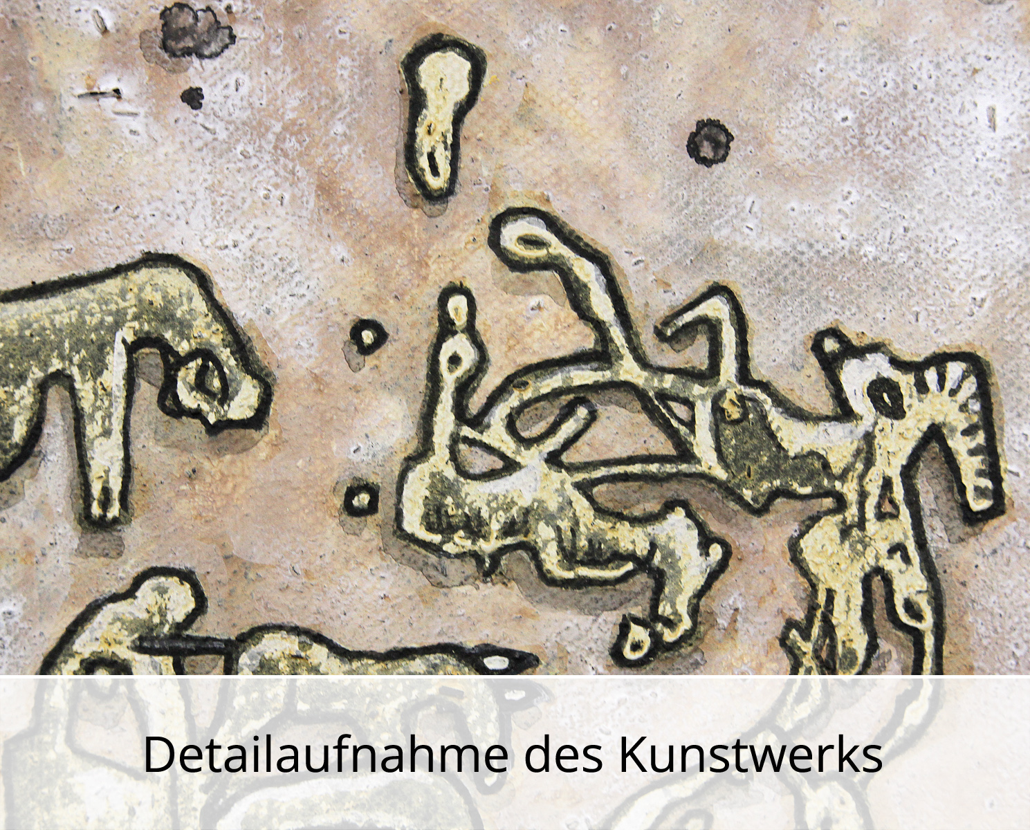 C. Blechschmidt: Die Ausgrabung, Original/Unikat, zeitgenössisches Acrylgemälde