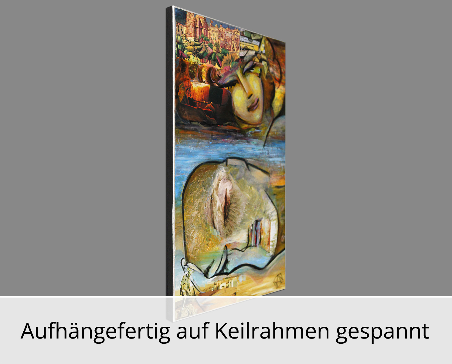 Moderne Kunst, K. Namazi: "Fragmente eines Traums I", (Original/Unikat)