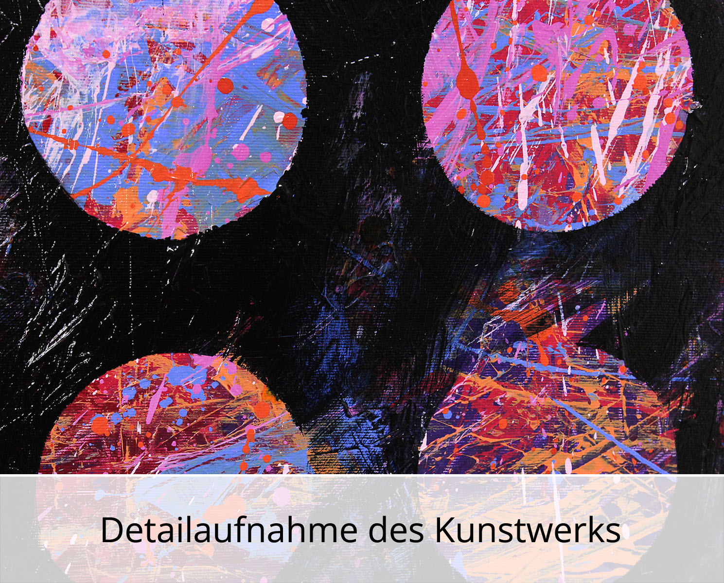 Abstrakte Malerei von Ewa Martens: "Camouflage", Original/Unikat