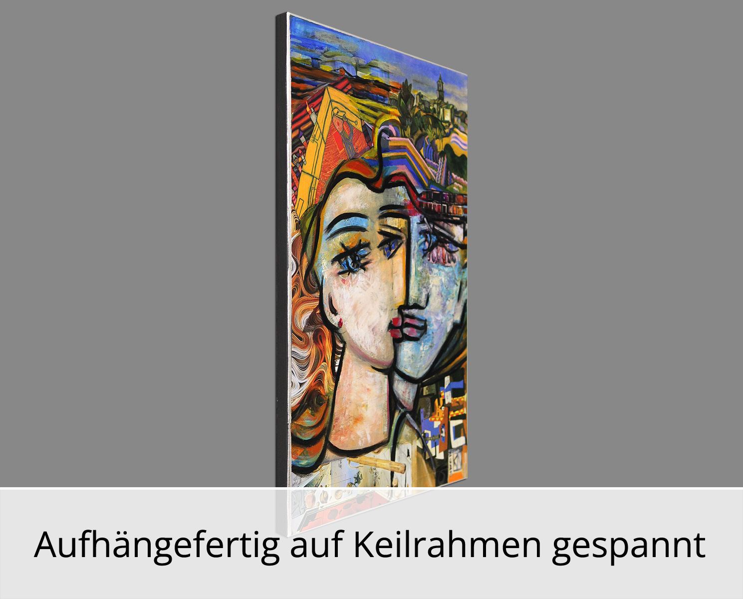 Moderne Kunst, K. Namazi: "Colorful Memories II", (Origina/Unikat)