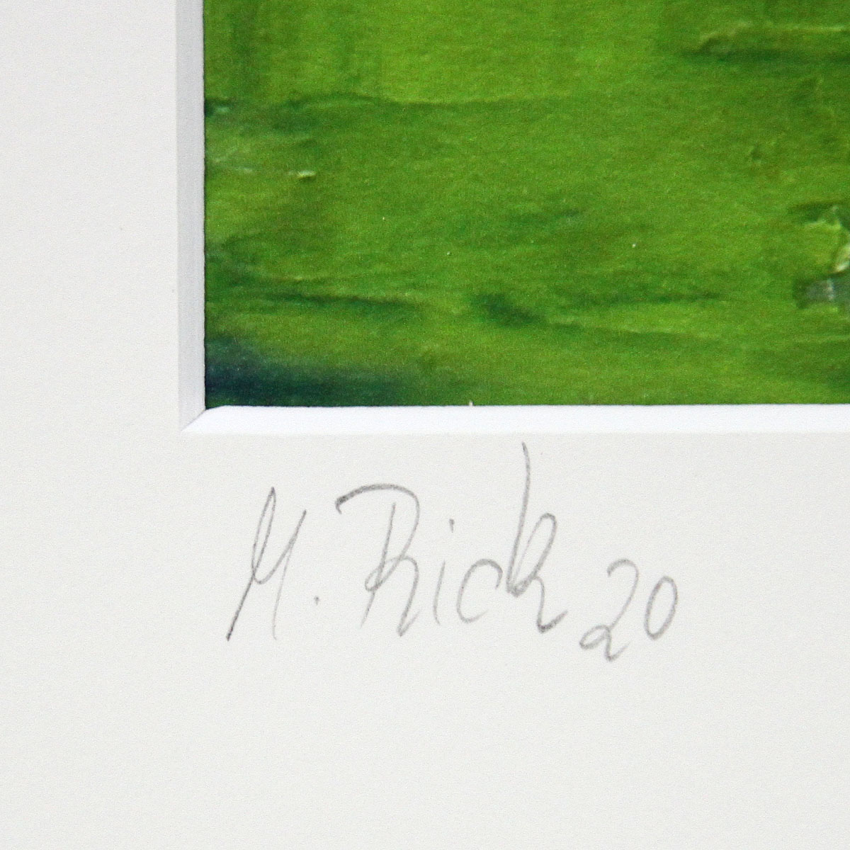 M. Rick: "Ohne Titel, (01/10)", Edition, signierter Druck