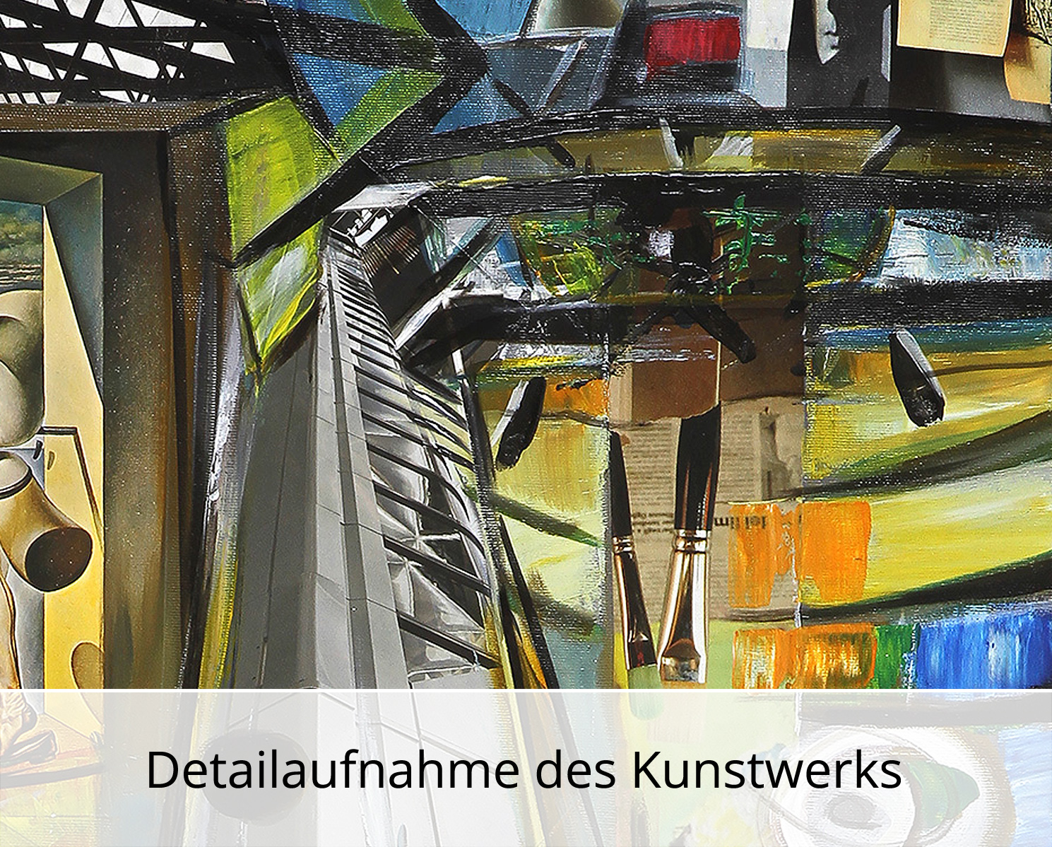 K. Namazi: "Behind the Surface III", Edition, signierter Kunstdruck