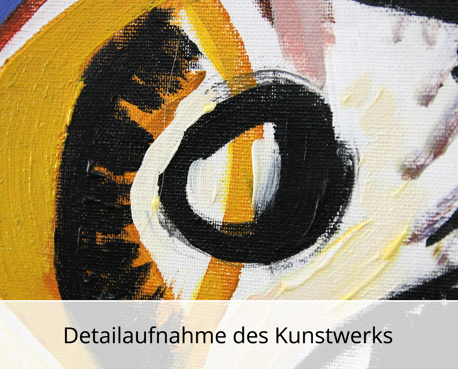 M. Cieśla: "Abstrakte Komposition 42", Original/Unikat, Expressionistisches Ölgemälde-Copy