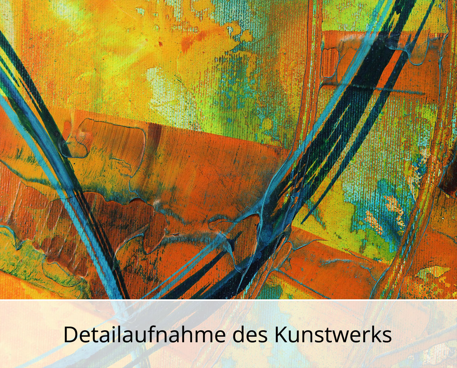R. König: "Glooming Colours I", abstraktes Originalgemälde (Unikat) (ri)