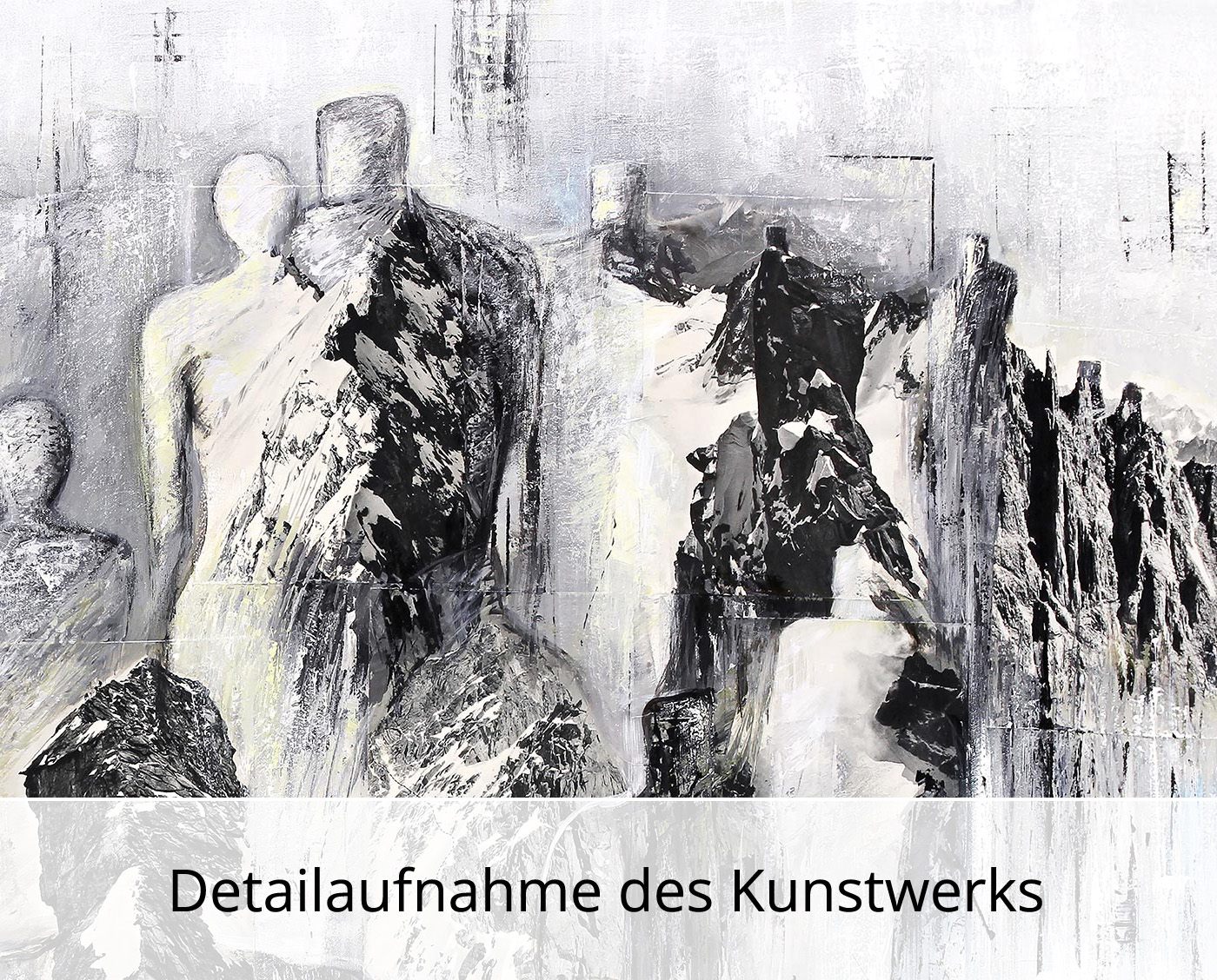 K. Namazi: "Vor dem Aufstieg", Edition, signierter Kunstdruck
