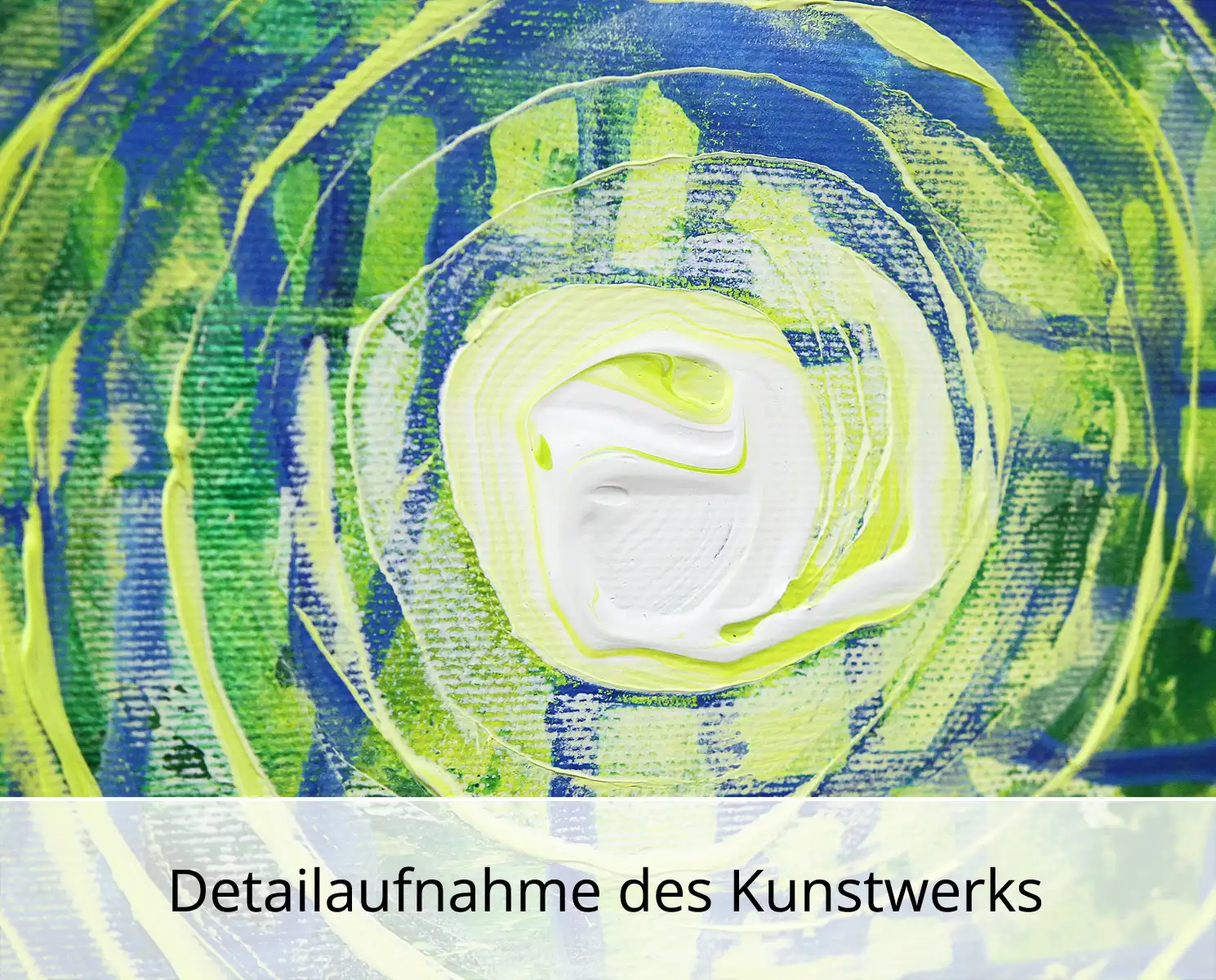 Abstraktes Originalgemälde: "Lebenskanäle IV", R. König, Unikat