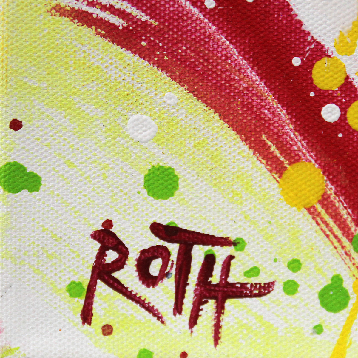 L.Roth: "Esprit II", abstraktes Originalgemälde (Unikat)