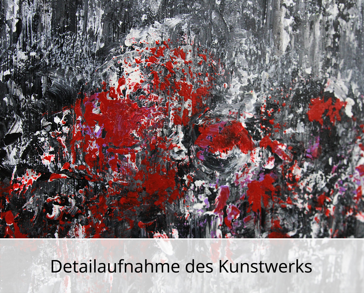 Acrylgemälde: "Surreale Kirschblüte I", K. Namazi, Original/Unikat