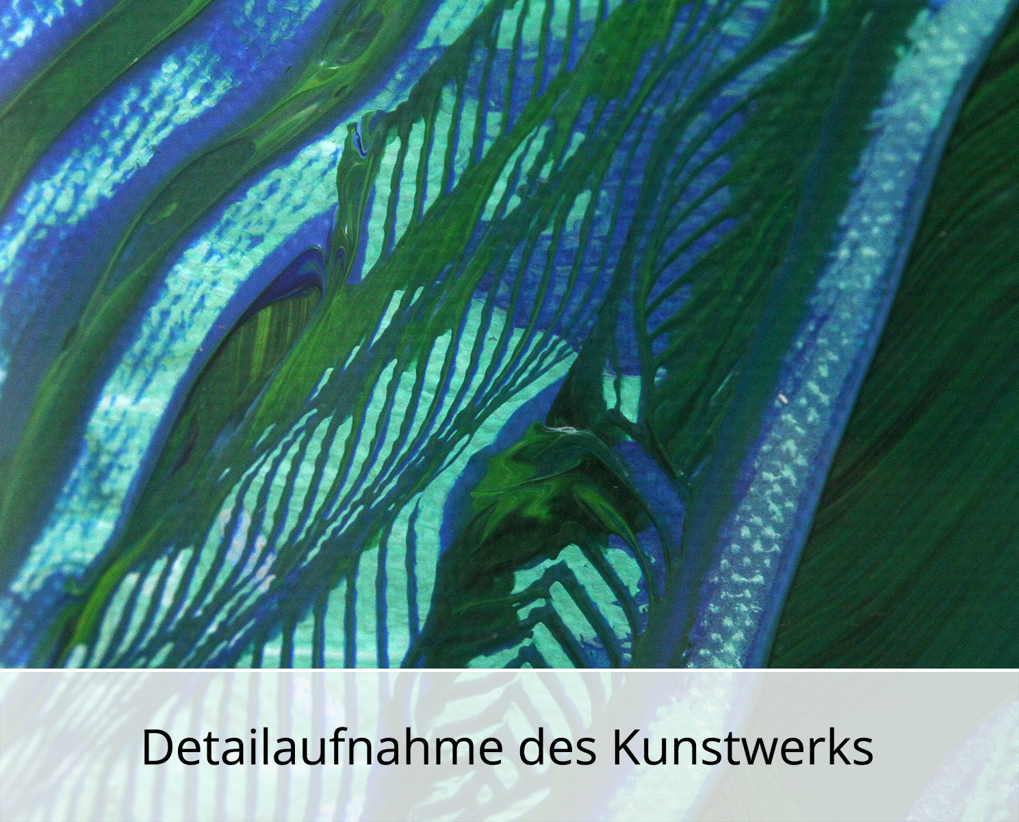 Unikat: Buschwerk III, J. Fernandez, Modernes Originalgemälde