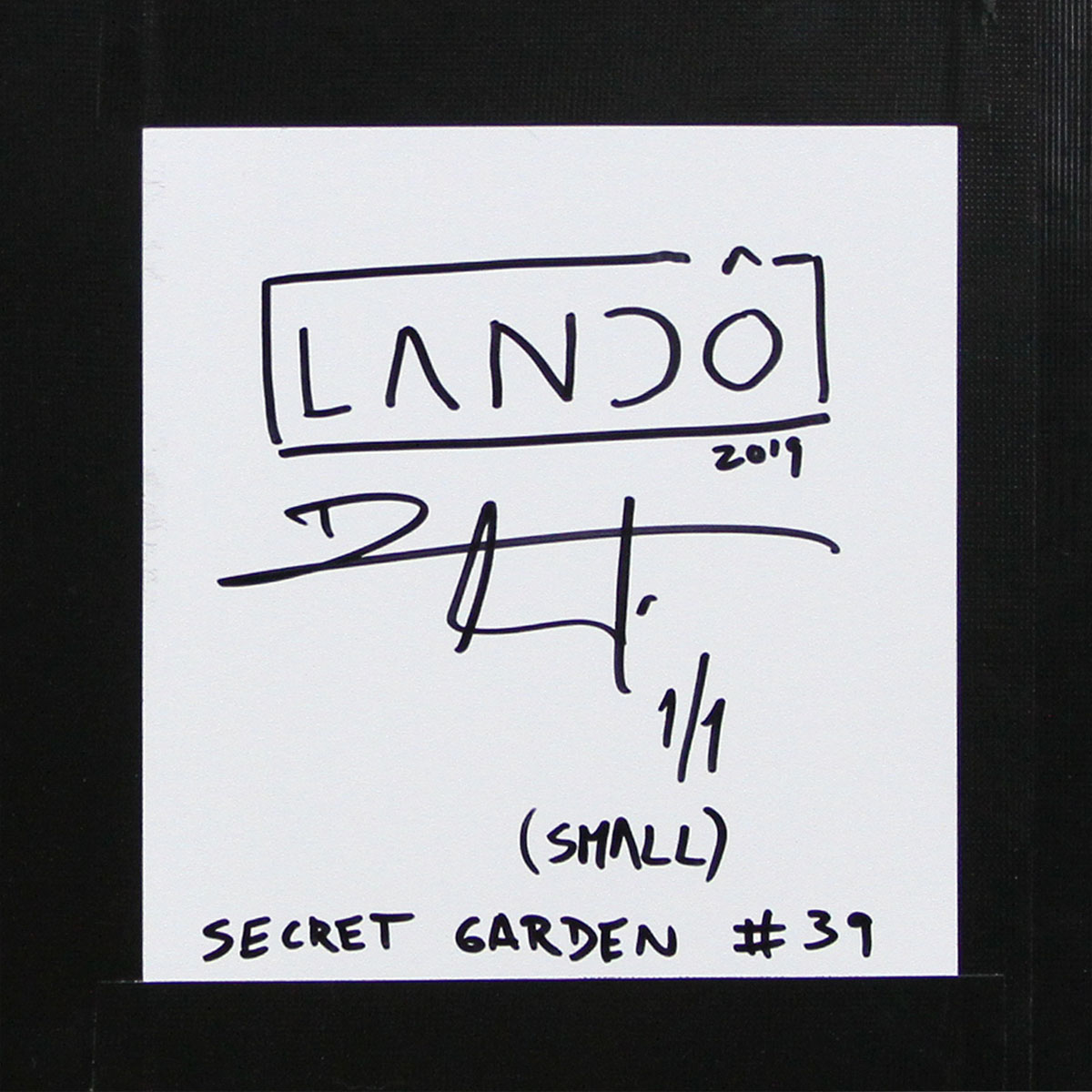 D. Landô: "Secret Garden #39", Unikat-Edition, digitale Kunst auf Lichtbox (A)
