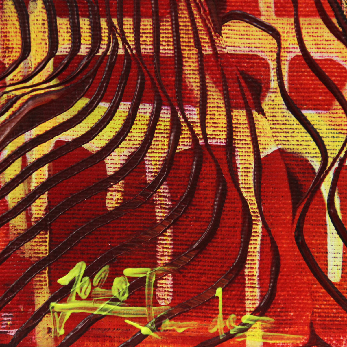 J. Fernandez: "Moving Fire VII", Originalgemälde (Unikat), Acrylbilder