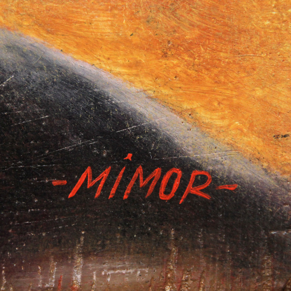 A. Mimor: "Ethno 24", psychologischer Realismus, Originalgemälde (Unikat) (A,G)