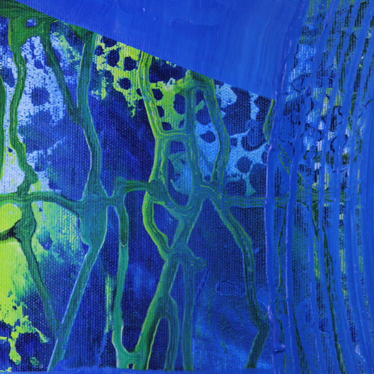 Gemälde abstrakt, R.König: "Underwaterlife II"