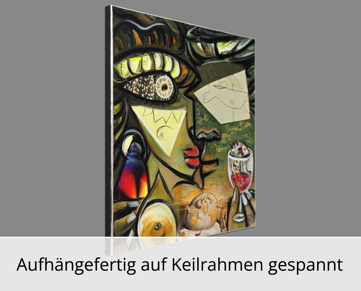 Moderne Kunst: Weltliche Freuden I, K. Namazi, Original/Unikat