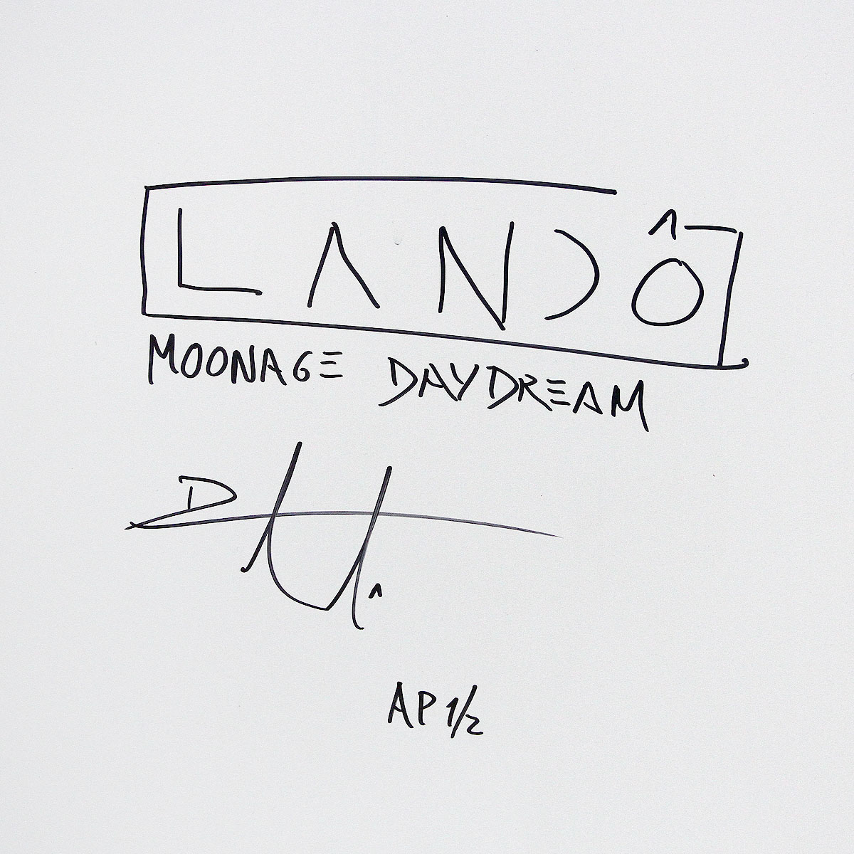 D. Landô: "Moonage Daydream", Unikat-Edition, digitale Kunst auf Aludibond (A)