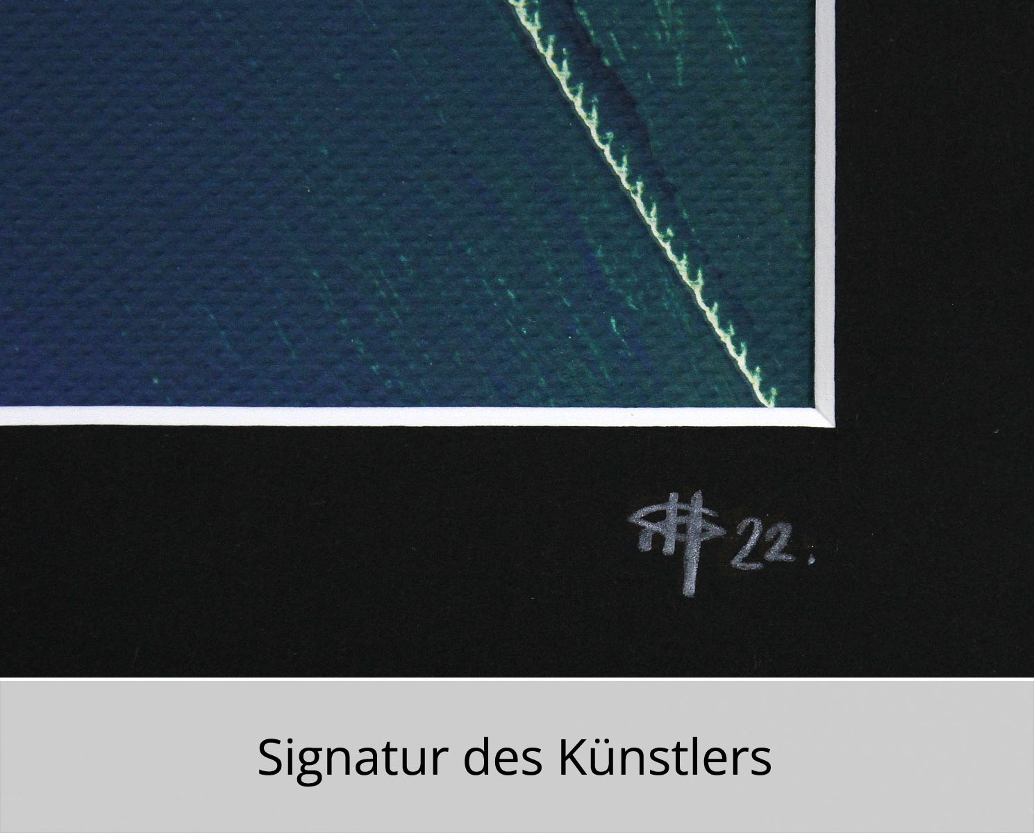 G. Hung: "Singularität I", abstrakte Originalkunst (Unikat)