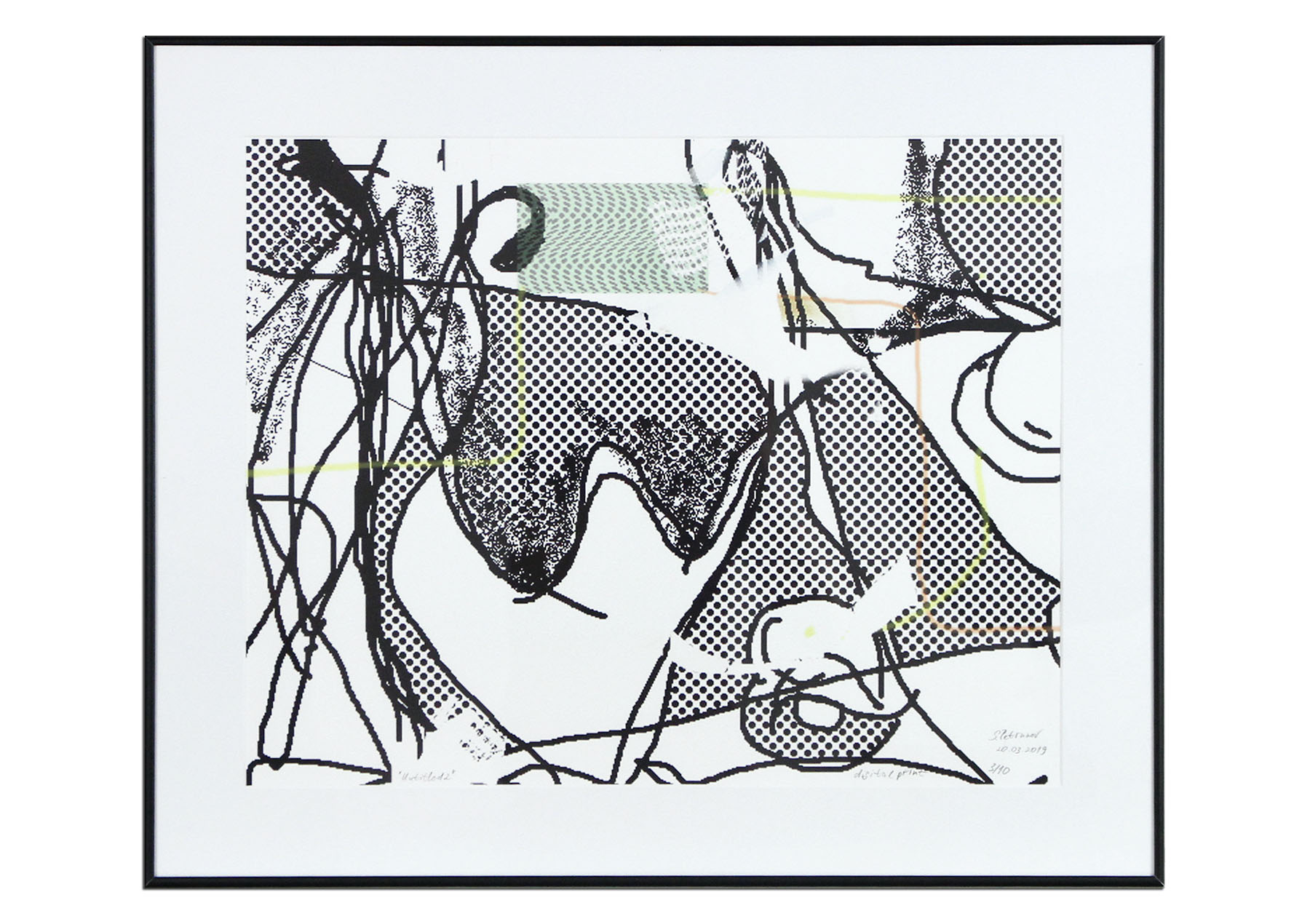 Limitierter Kunstdruck, Stefan Petrunov: "Abstract Composition 3" (A)