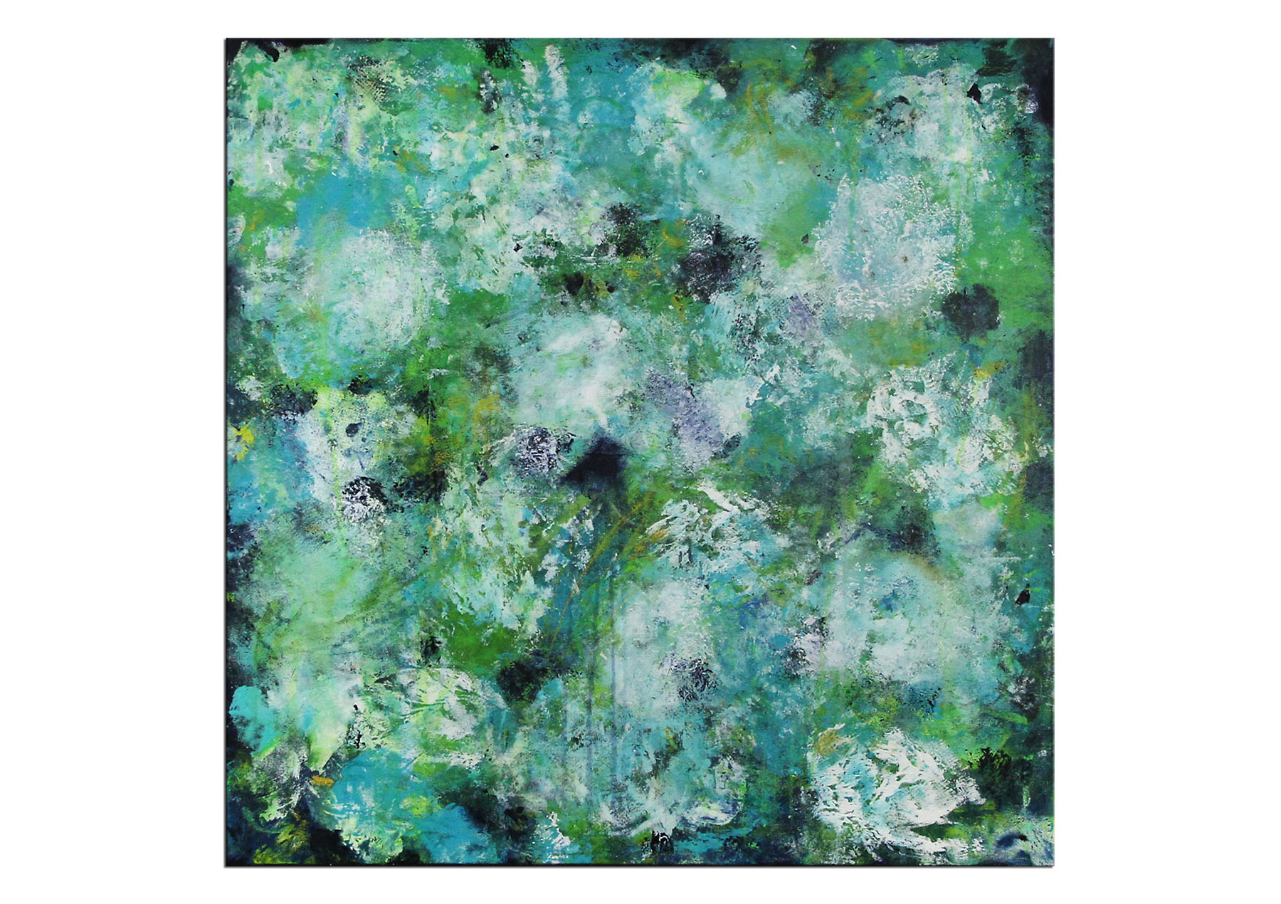 Acrylmalerei abstrakt, M.Rick: "Blütenmeer"