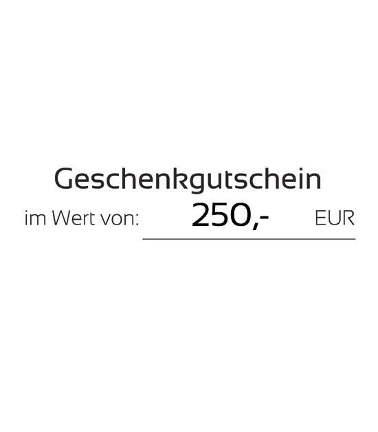 Kunst verschenken: Gutschein in Höhe von 250,- EUR