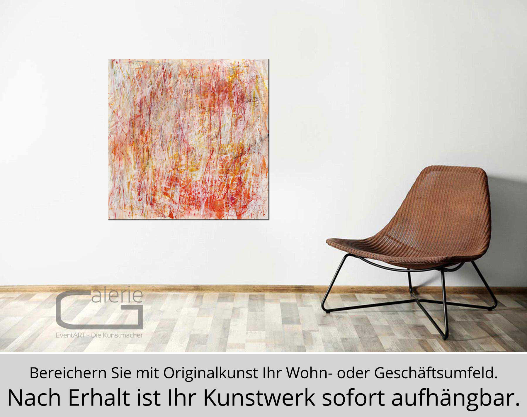 R. Schleeh: "Umhüllt", Originalgemälde/ Unikat, zeitgenössische Kunst