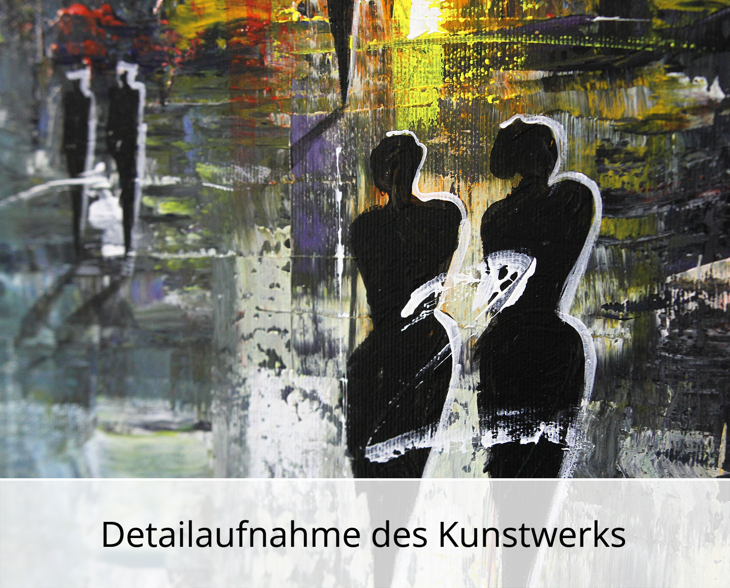 Acrylgemälde , K. Namazi: "Fragmente von morgen I", (Original/Unikat)