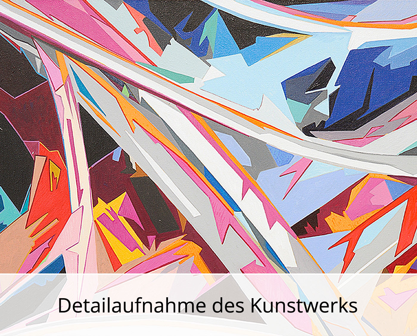 U. Fehrmann: "Always and everywhere III", Edition, signierter Kunstdruck auf Leinwand