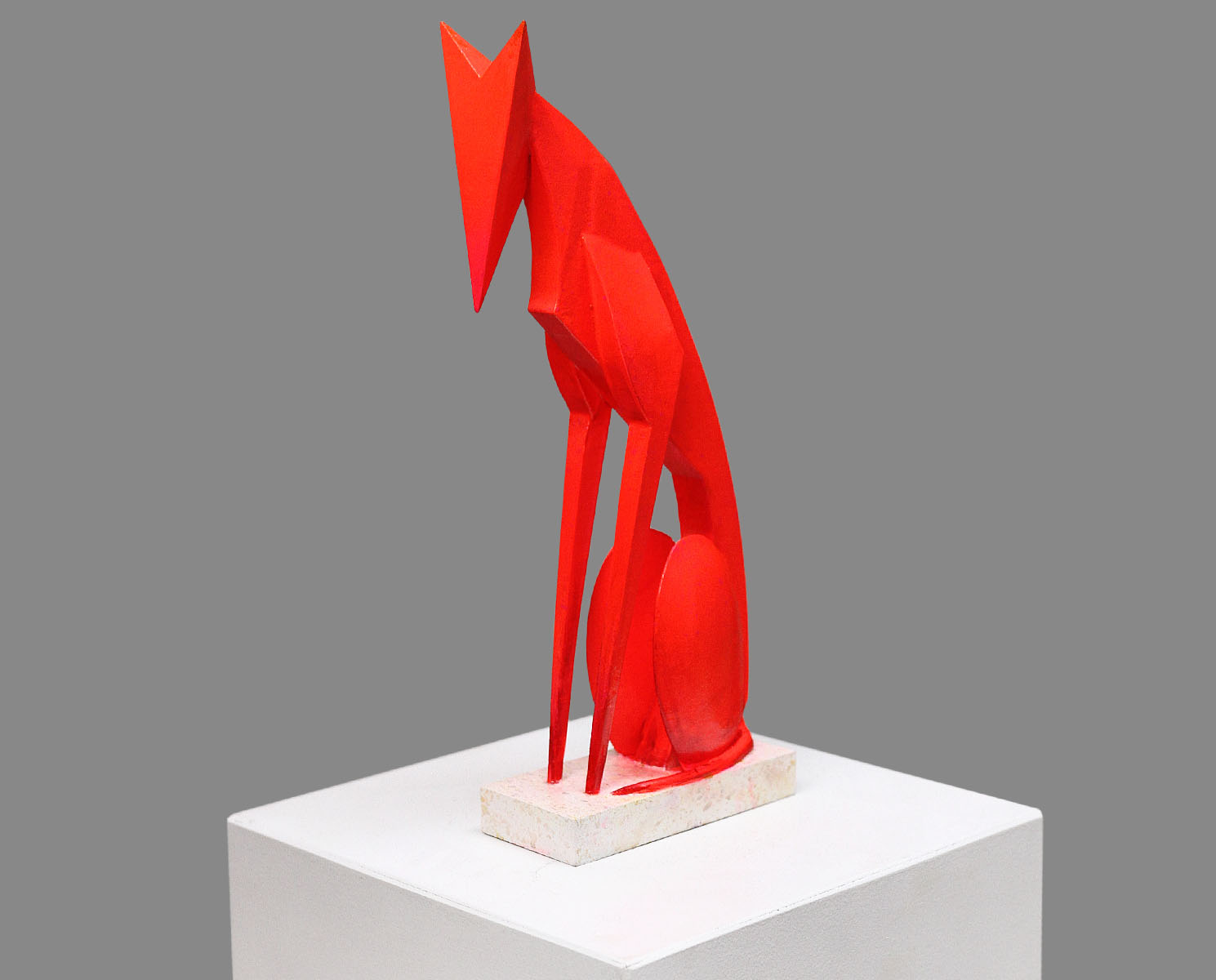 Moderne Skulptur, M. Cieśla: "Hund 4", Original/serielles Unikat
