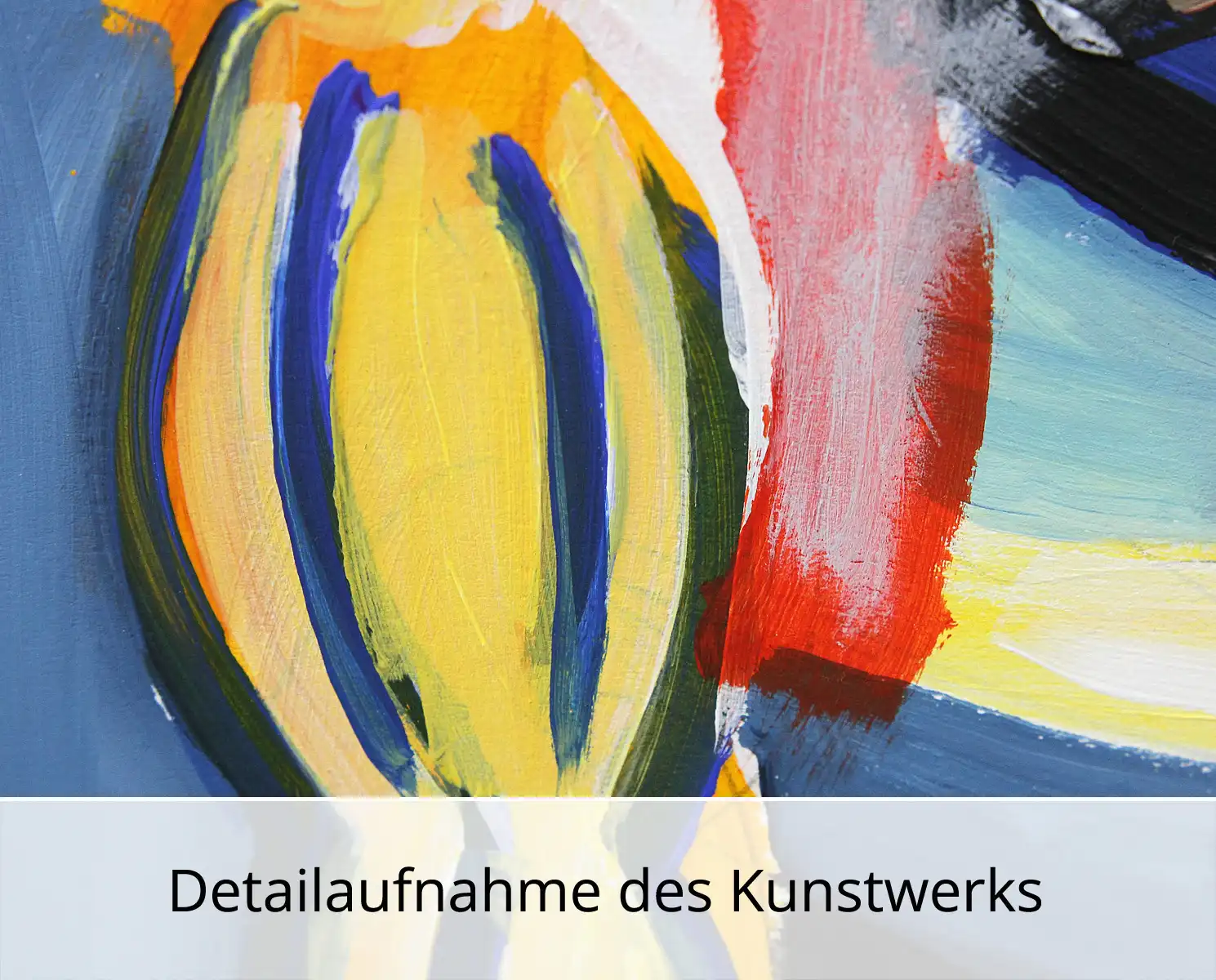 Zeitgenössische Acrylmalerei: "Porträt aus der Erinnerung", M. Cieśla, Original (Unikat)