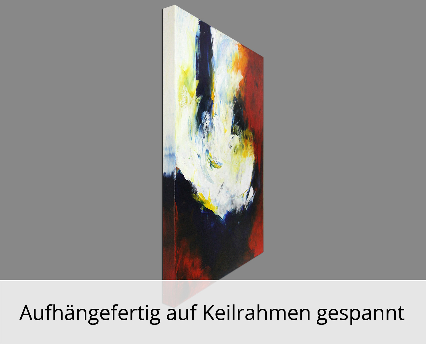 C. Middendorf: "Wellenschlag", abstraktes Originalgemälde (Unikat)